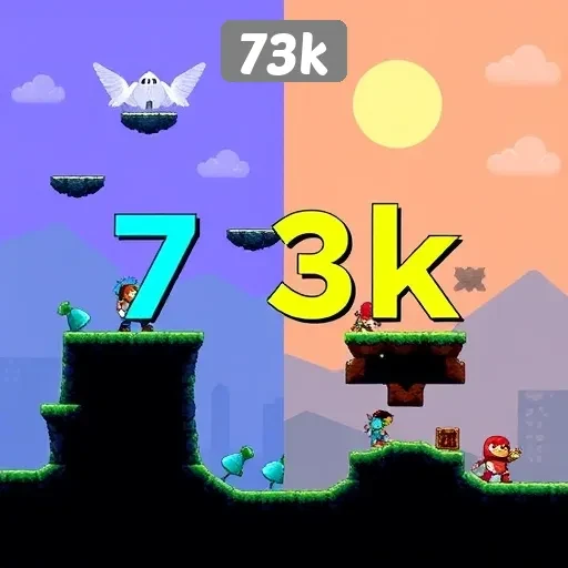 Membandingkan 73k dengan Platform Game Lain